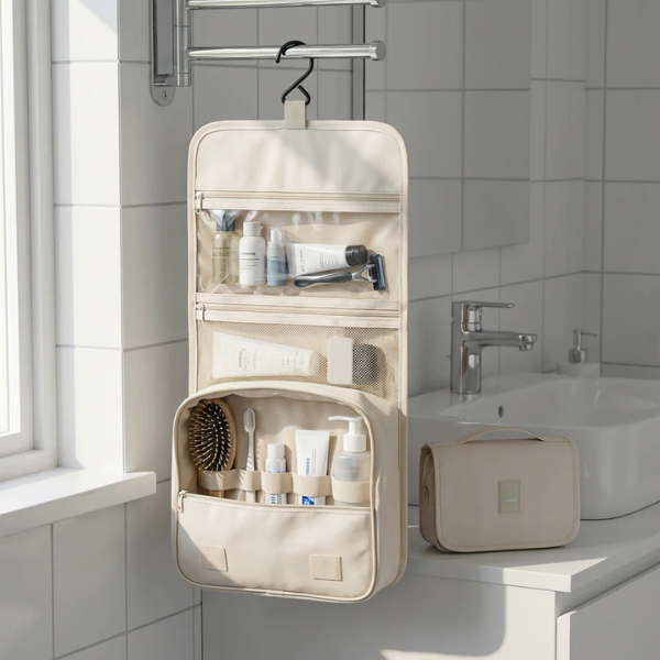 Hangende Make-up Organizer Opvouwbare Reistas Waterdicht en Praktisch-Accessories-DeWoonVallei-DeWoonVallei