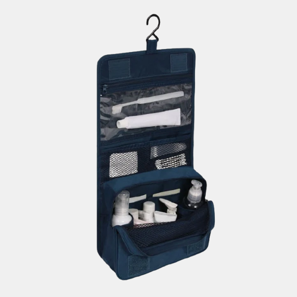 Hangende Make-up Organizer Opvouwbare Reistas Waterdicht en Praktisch-Accessories-DeWoonVallei-Donkerblauw-DeWoonVallei