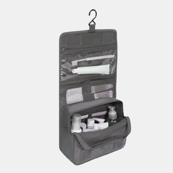 Hangende Make-up Organizer Opvouwbare Reistas Waterdicht en Praktisch-Accessories-DeWoonVallei-Grijs-DeWoonVallei