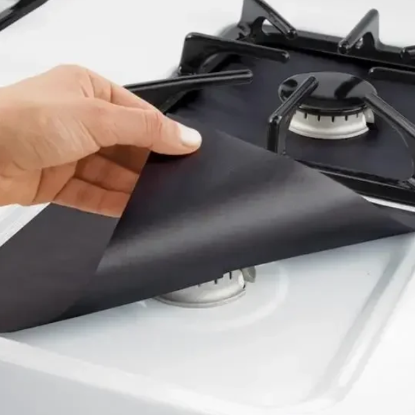 Herbruikbare Kookplaat Branders Beschermers Anti-aanbak Gemakkelijk Schoon Hittebestendig-Kitchen Accessories-DeWoonVallei-DeWoonVallei