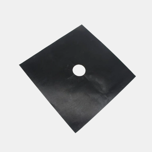 Herbruikbare Kookplaat Branders Beschermers Anti-aanbak Gemakkelijk Schoon Hittebestendig-Kitchen Accessories-DeWoonVallei-Zwart-DeWoonVallei