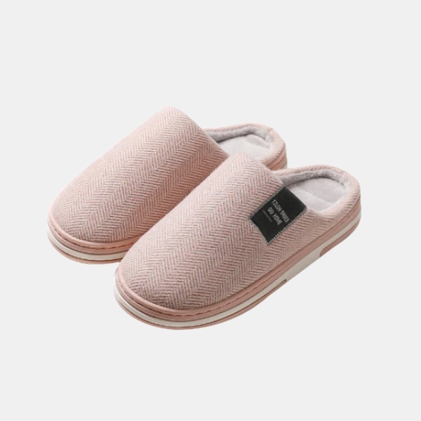 Heren Verwarmde Pluche Pantoffels Warme Comfort & Handsfree Gemak-Gentlemens Feet Nieuw-DeWoonVallei-Roze (t/m 41)-36-37-DeWoonVallei