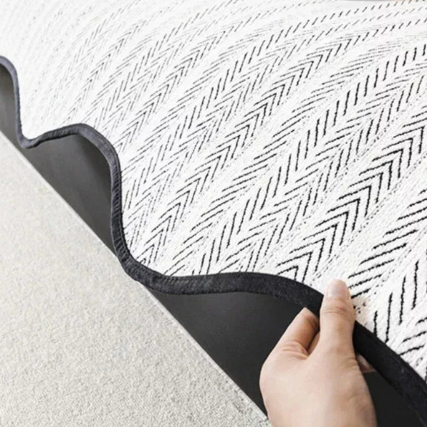 Herringbone Scallop Edge Bankhoes Zachte Microvezel Beschermhoes voor Woonkamer-Sofa Covers-DeWoonVallei-DeWoonVallei