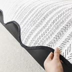 Herringbone Scallop Edge Bankhoes Zachte Microvezel Beschermhoes voor Woonkamer-Sofa Covers-DeWoonVallei-DeWoonVallei