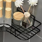 Hoekwandplank voor Badkamer Stijlvol, Praktisch en Ruimtebesparend Gebruik-Bathroom organizer-DeWoonVallei-DeWoonVallei