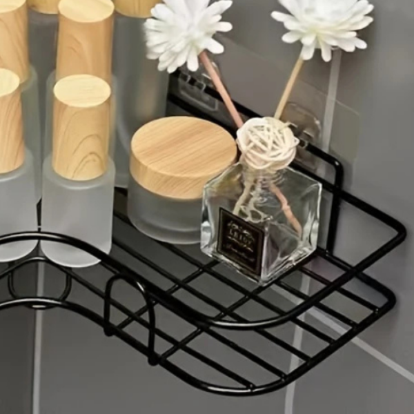 Hoekwandplank voor Badkamer Stijlvol, Praktisch en Ruimtebesparend Gebruik-Bathroom organizer-DeWoonVallei-DeWoonVallei