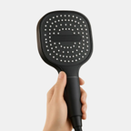 Hogedruk Douchekop met Turbo Waterstroom en Geavanceerde Filtratie voor Gezondere Huid en Haar-Bathroom Accessories-DeWoonVallei-Gitzwart-DeWoonVallei