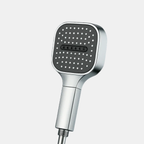 Hogedruk Douchekop met Turbo Waterstroom en Geavanceerde Filtratie voor Gezondere Huid en Haar-Bathroom Accessories-DeWoonVallei-Zilver-DeWoonVallei