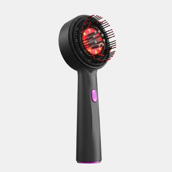 Hoofdhuid Massageborstel met LED & Trillingen Ontspannend Haarverzorgingshulpmiddel-Electronics Accessories-DeWoonVallei-Paars-DeWoonVallei