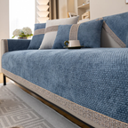 Hoogwaardige Linnen Bankhoes met Antislip Rug en Vlekbescherming-Home & Garden-DeWoonVallei-Blauw-70 x 70 cm-DeWoonVallei