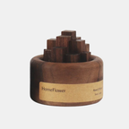 Houten Aromatherapie Diffuser Natuurlijke Passieve Essentiële Olie Verspreider voor Ontspanning en Slaap-Reed Diffuser Sticks-DeWoonVallei-Zwarte Walnoot-DeWoonVallei
