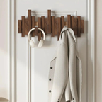 Houten Harmonie Muurkapstok Elegante Ruimtebesparende Organizer-Home & Decoration-DeWoonVallei-DeWoonVallei