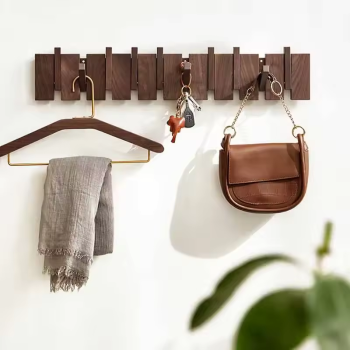 Houten Piano Wandkapstok – Elegante Wanddecoratie & Praktische Opberger-DeWoonVallei-DeWoonVallei