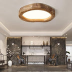 Houten Plafondlamp met Natuurlijke Warmte – Rustieke Elegant & Gezellige Sfeerverlichting-Lamp-DeWoonVallei-DeWoonVallei