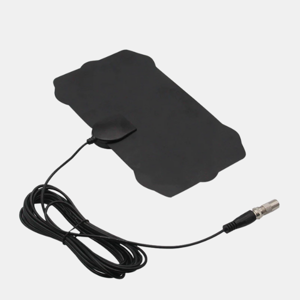 Indoor HDTV-antenne met signaalversterker Slim ontwerp voor HD-ontvangst op lange afstand-Electronics Accessories-DeWoonVallei-Normaal signaal (100-499+ HD-kanalen)-Zwart-DeWoonVallei