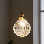 Industriële Helder Glazen Hanglamp Bolvormig voor Moderne Woonkamer-Hanging Lamp-DeWoonVallei-Helder-B-DeWoonVallei
