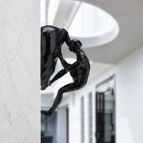 Inspirerende Klimbeeldjes Set van 6 voor Elegant Thuis- en Kantoorinterieur-Climbing Sculptures-DeWoonVallei-DeWoonVallei