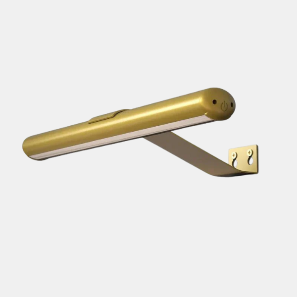 Instelbare Draadloze LED Lamp voor Kunstwerken Stijlvol Ontwerp, Perfecte Verlichting-Wall Light-DeWoonVallei-Goud-DeWoonVallei