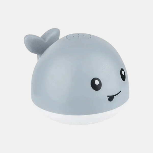 Interactief Walvis Bad Speelgoed met LED-lichten voor Babyplezier-Toys-DeWoonVallei-Grijs-DeWoonVallei