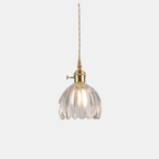 Japanse Retro Glazen Bloem Hanglamp Elegant Gezellig Harmonieuze Verlichting-Hanging Lamp-DeWoonVallei-DeWoonVallei