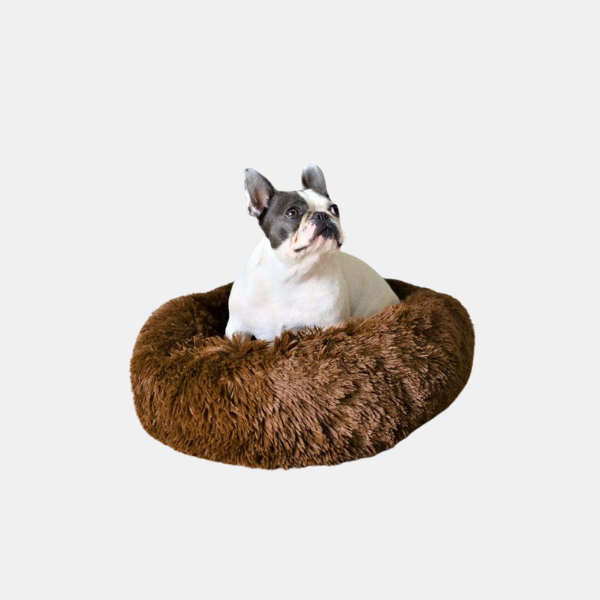 Kalmerend Pluche Huisdierbed voor Angstvermindering en Rustige Slaap-Decoratie-DeWoonVallei-DeWoonVallei