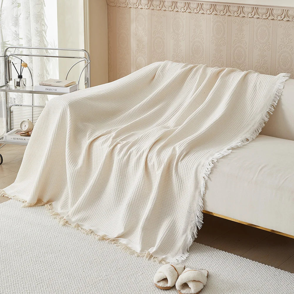 Katoenen Bankhoes – Ademend en Stijlvol Beschermhoes voor Sofa en Fauteuil-Home & Living-DeWoonVallei-DeWoonVallei