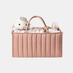 Katoenen Luiertas Opbergmand met Handvatten Veelzijdige & Stijlvolle Organizer voor Babybenodigdheden-Baby & Children-DeWoonVallei-DeWoonVallei