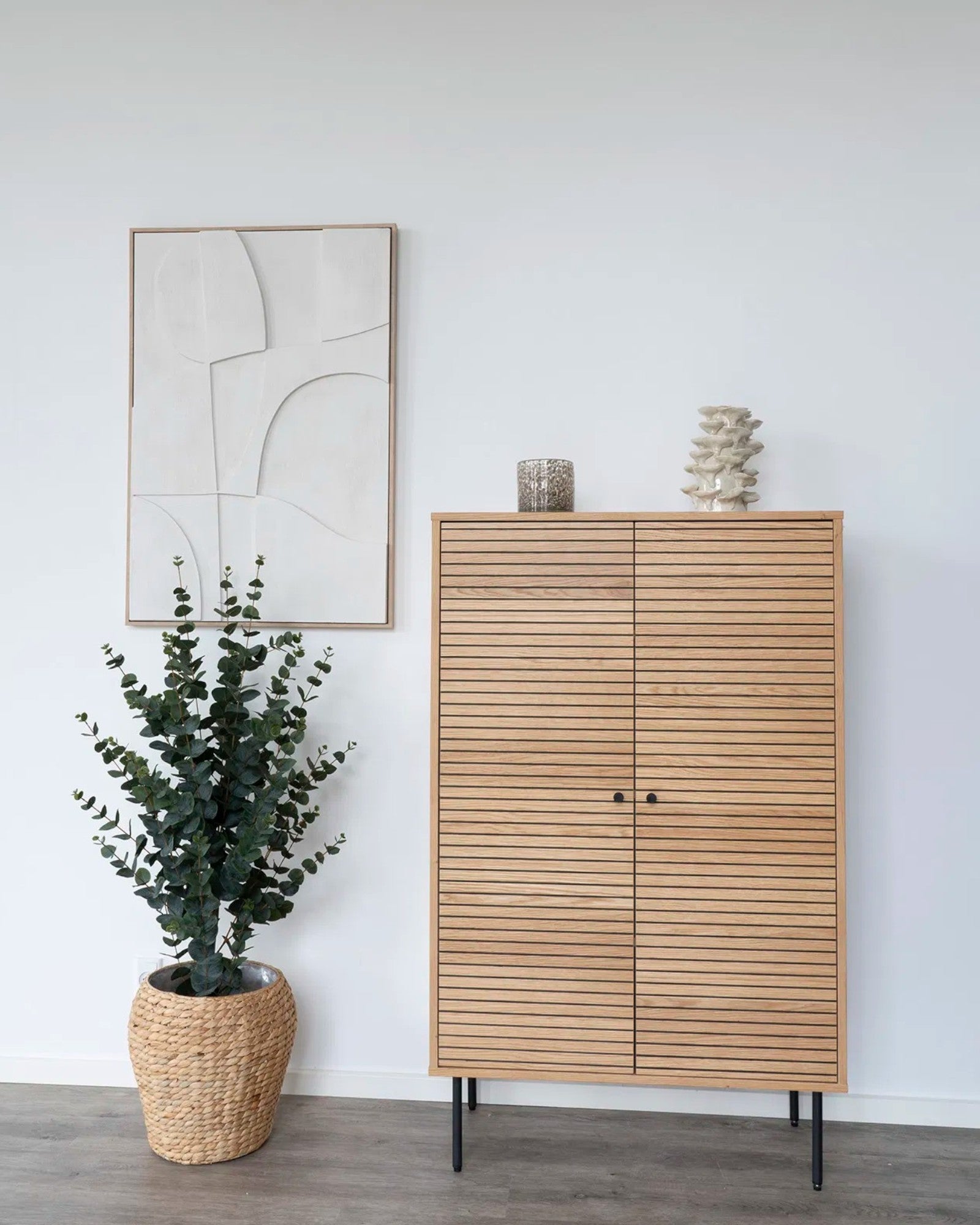 Keramisch Decoratieobject Beige – Elegant Woonaccessoire 18x15x24 cm-Figures-DeWoonVallei