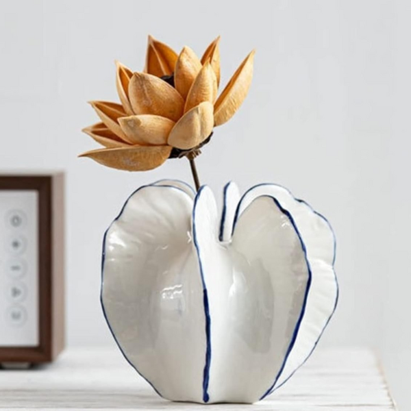 Keramische Woondecoratie Vaas Modern Minimalistisch Design voor Elegante Interieurs-Vases-DeWoonVallei-DeWoonVallei