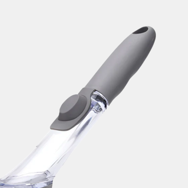 Keukenspoelborstel met siliconen handvat en zeeppompje voor gemakkelijk afwassen-Cleaning Materials-DeWoonVallei-DeWoonVallei