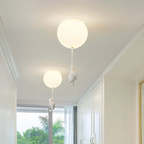 Kinderplafondlamp met Beer en Ballon Sfeervolle Hanglamp voor Gezellige Kamers-Plafondlamp-DeWoonVallei-DeWoonVallei