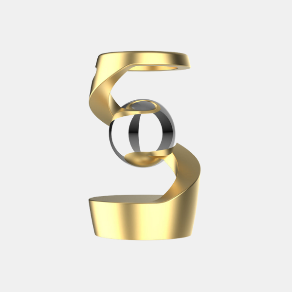 Kinetische Droom Bureau Sculptuur Draaiende Optische Illusie voor Focus en Elegant-Figurines-DeWoonVallei-DeWoonVallei