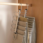 Kledinghanger Organizer Multi-Bar Ontwerp voor Eenvoudige Kastorganisatie-Hangers in clothing-DeWoonVallei-DeWoonVallei