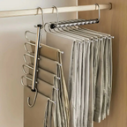 Kledinghanger Organizer Multi-Bar Ontwerp voor Eenvoudige Kastorganisatie-Hangers in clothing-DeWoonVallei-DeWoonVallei