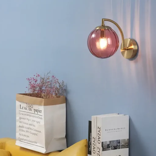 Kleurrijke Glazen Wandlamp Modern Scandinavische Stijl Levendige Verlichting-Wall Light Fixtures-DeWoonVallei-DeWoonVallei