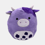Knuffel Kussen Gezellig Comfort voor Knuffelen en Ontspanning-Toys-DeWoonVallei-Blauwebes Koe-M (20 cm)-DeWoonVallei