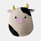 Knuffel Kussen Gezellig Comfort voor Knuffelen en Ontspanning-Toys-DeWoonVallei-Zwart-witte Koe-M (20 cm)-DeWoonVallei