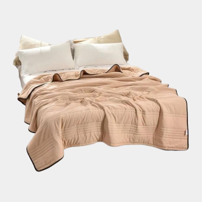 Koel Dekbed voor Warme Slapers – Ultra Zacht, Ademend & Temperatuurregulerend Comfort-Blankets-DeWoonVallei-Bruin-150x200 cm-DeWoonVallei
