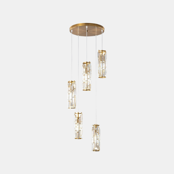 Kristallen Glazen Kroonluchter Hanglamp Moderne Industriële Stijl voor Elegante Woonruimtes-Hanging Lamp-DeWoonVallei-DeWoonVallei