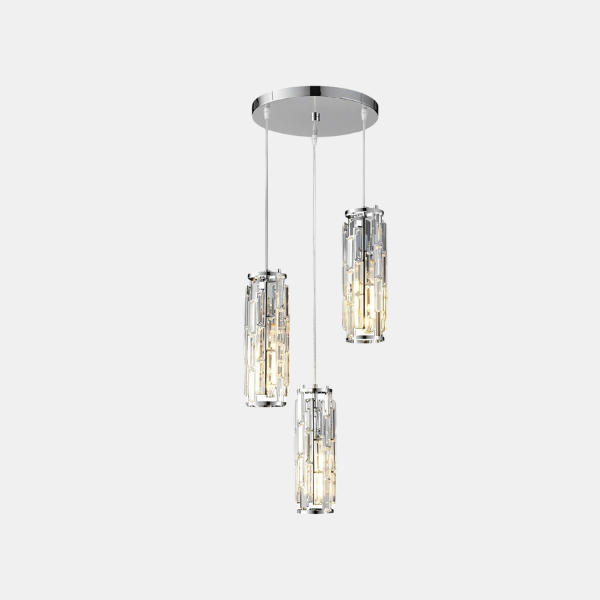 Kristallen Glazen Kroonluchter Hanglamp Moderne Industriële Stijl voor Elegante Woonruimtes-Hanging Lamp-DeWoonVallei-DeWoonVallei
