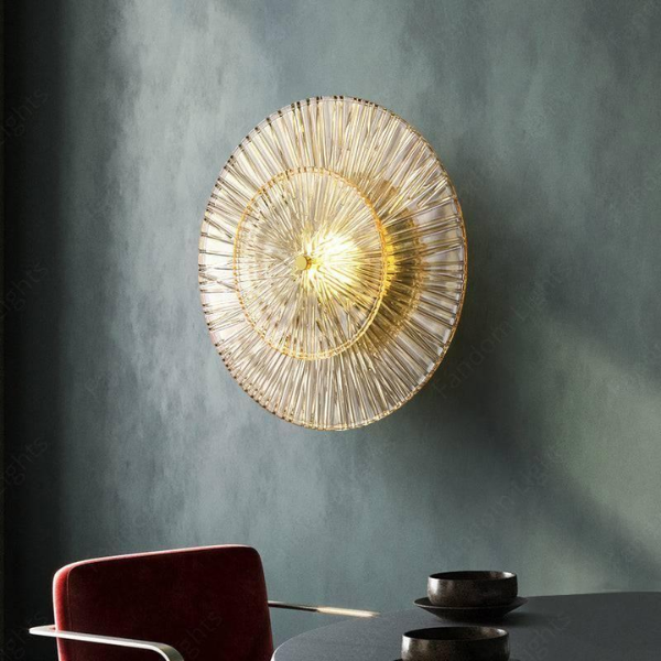 Kristallen Moderne Gouden Wandlamp voor Woonkamer Extra Helder Licht-Wall Light-DeWoonVallei-DeWoonVallei