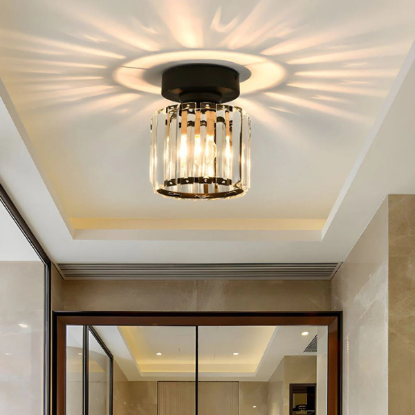 Kristallen Plafondlamp Modern Design voor Elegante Huiselijke Sfeer-Ceiling Light-DeWoonVallei-DeWoonVallei