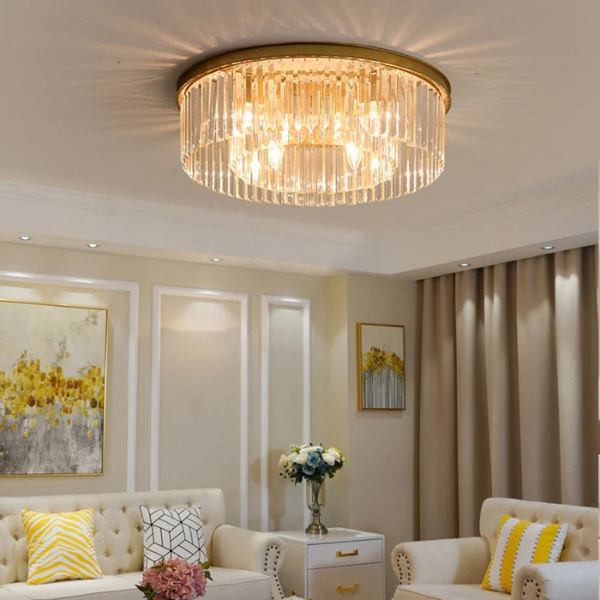 Kristallen Plafondlamp Moderne Eleganties & Tijdloze Glans-Ceiling Light-DeWoonVallei-DeWoonVallei