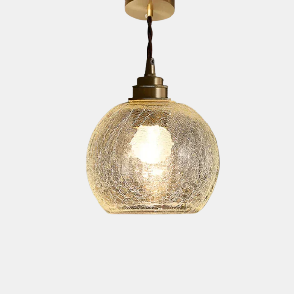 Kristallen glazen hanglamp Nordic stijl voor elegante warme sfeer-Hanging Lamp-DeWoonVallei-Stijl C (17 x 22 cm)-DeWoonVallei