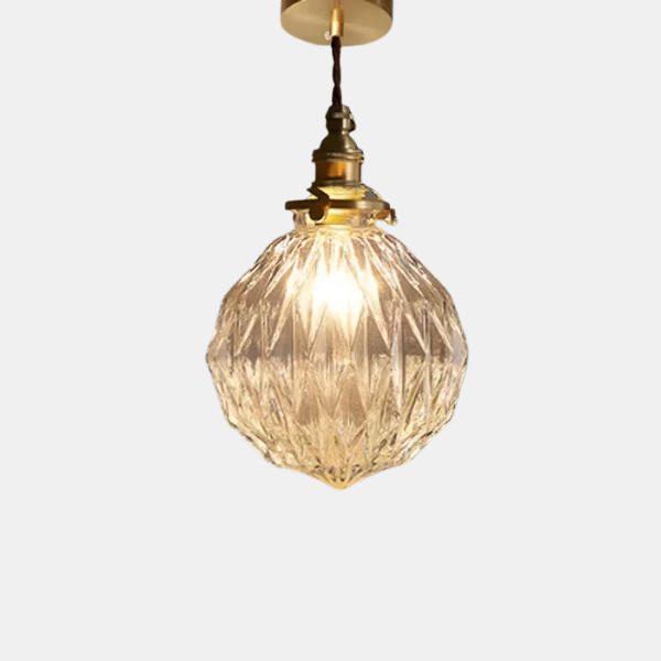Kristallen glazen hanglamp Nordic stijl voor elegante warme sfeer-Hanging Lamp-DeWoonVallei-Stijl D (15 x 23 cm)-DeWoonVallei