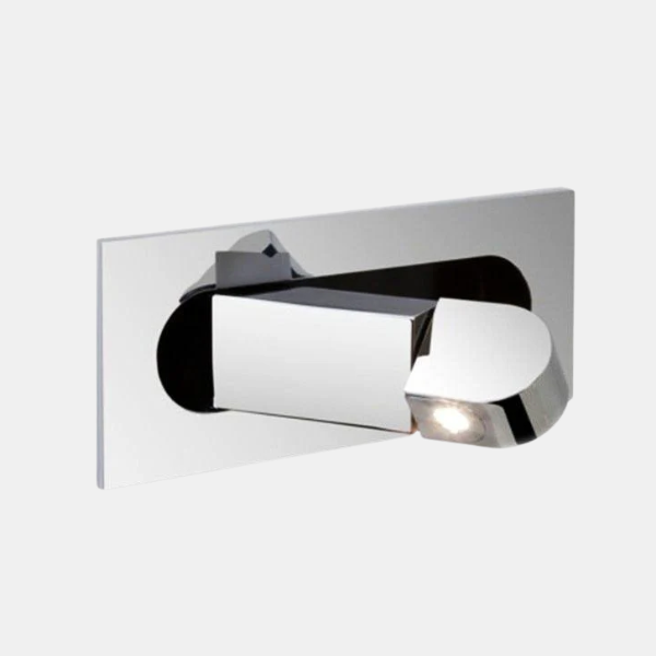 LED Bedlampje voor aan de Muur Verstelbare Leeslamp voor Persoonlijke en Gezellige Verlichting-Wall lamp-DeWoonVallei-Chroom-Warm Licht-L 19 cm x B 8 cm-DeWoonVallei