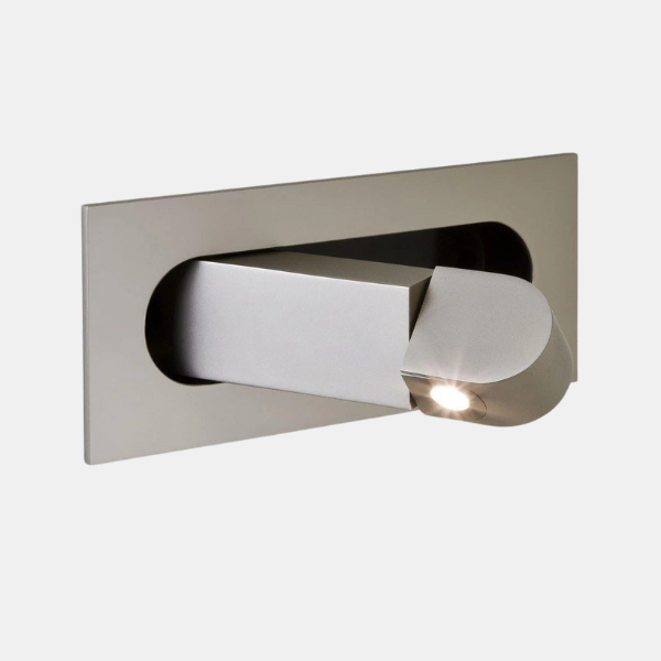 LED Bedlampje voor aan de Muur Verstelbare Leeslamp voor Persoonlijke en Gezellige Verlichting-Wall lamp-DeWoonVallei-Nikkel-Warm Licht-L 19 cm x B 8 cm-DeWoonVallei