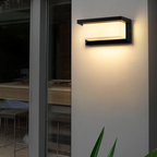 LED Buitenwandlamp Modern Rechthoekig 3000K Waterdicht Acryl Warm Wit-Wall Light-DeWoonVallei-DeWoonVallei