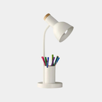 LED Bureaulamp – Modern Ontwerp met Pennenhouder en Gericht Licht-Desk Lamp-DeWoonVallei-DeWoonVallei