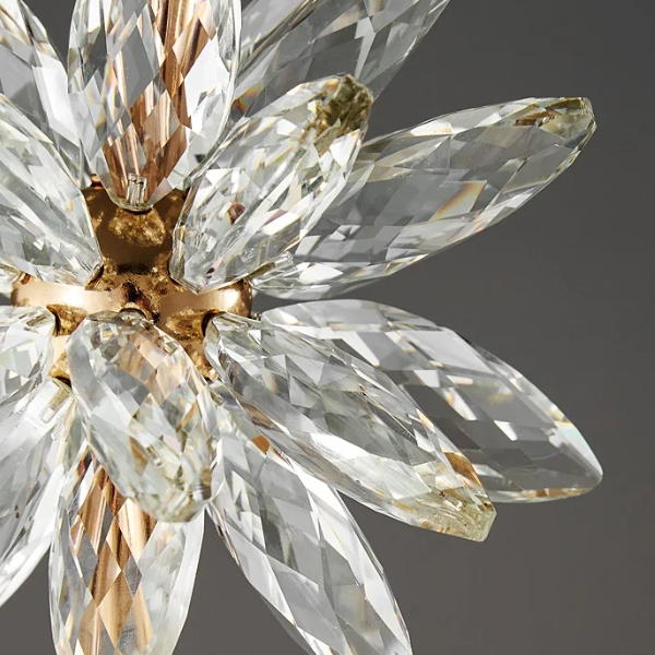 LED Kristallen Hanglamp Goud Moderne Verstelbare Bedside Hanglamp-Hanging Lamp-DeWoonVallei-DeWoonVallei